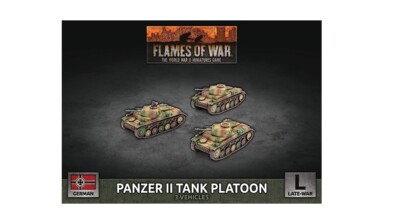 Пламя войны: Немецкий: Танковый взвод Panzer II (пластик x3)