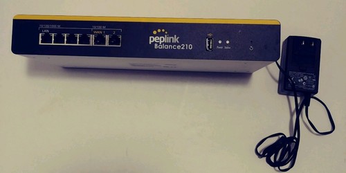 Peplink Balance 210 BPL-210 (USED)/ Taken Out of a WORKING Office Environment.