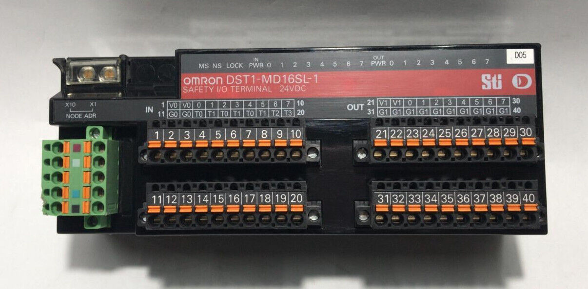 ✓ OMRON DST1-MD16SL-1 SAFETY I/O TERMINAL 24 VDC | eBay ✓ OMRON DST1-MD16SL-1 SAFETY I/O TERMINAL 24 VDC | eBay