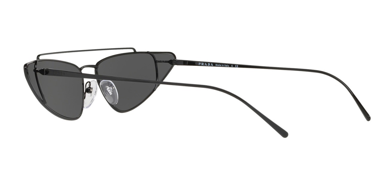 Pre-owned Prada Pr 57ys Silver/grey Shaded (1bc-5d1) Sunglasses