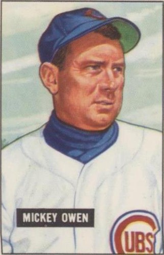 1986 C.C.C. 1951 Bowman Reprints - Mickey Owen #174