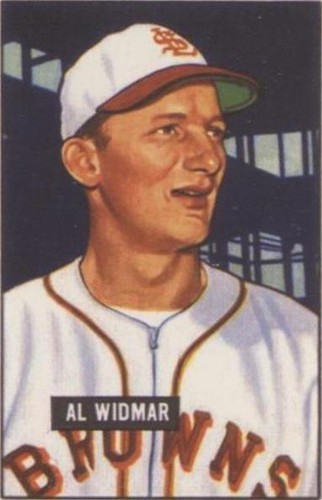 1986 C.C.C. 1951 Bowman Reprints - Al Widmar #281