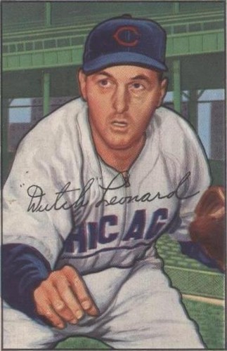 1952 Bowman - Dutch Leonard #159