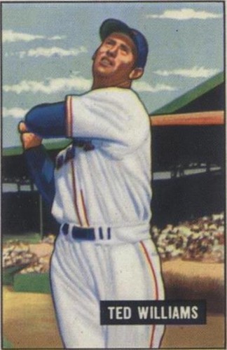 1986 C.C.C. 1951 Bowman Reprints - Ted Williams #165