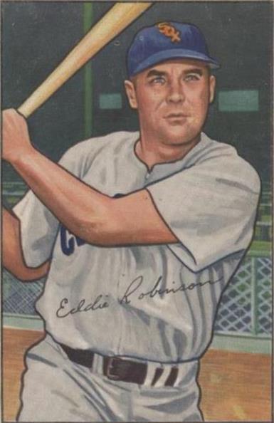 1952 Bowman - Eddie Robinson #77