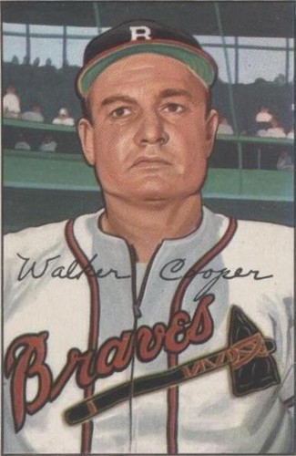 1952 Bowman - Walker Cooper #208