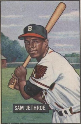 1951 Bowman - Sam Jethroe #242