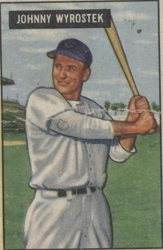 1951 Bowman - Johnny Wyrostek #107