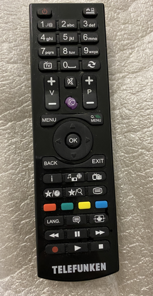 Original Fernbedienung für Telefunken HD Kabelreceiver receiver TF-C9210