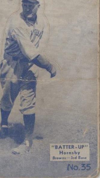 National Chicle 1934-36 Batter-Up - Rogers Hornsby #35