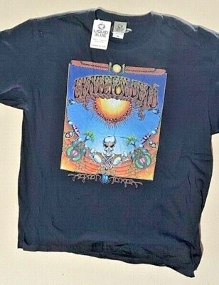 GRATEFUL DEAD-AOXOMOXOA-BLACK T-SHIRT sz 5X w/VINTAGE TAGS-RARE Garcia,Lesh,Wier