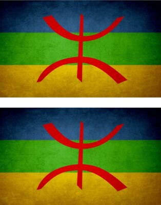 Akachafactory Non-Binary Flaggen-Sticker – 2 Stück, Je 10x6 Cm, Wasser- & Sonnenbeständig (3 Jahre)