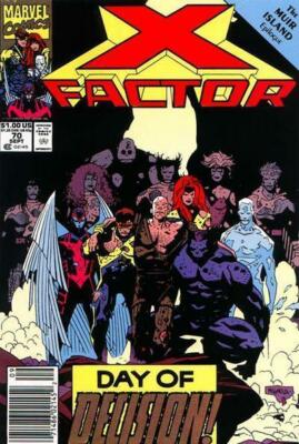 X-Factor #70, X-Men Wolverine x-over, Marvel Comics