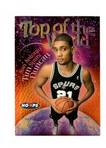 NBA tim duncan rc 10種類セット TIM DUNCAN 1997 98 NBA Hoops Basketball TOP OF THE WORLD
