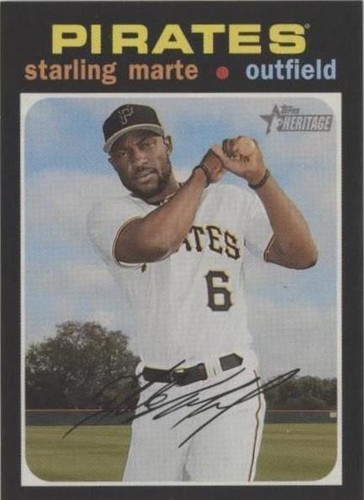 2020 Topps Heritage - Starling Marte #462