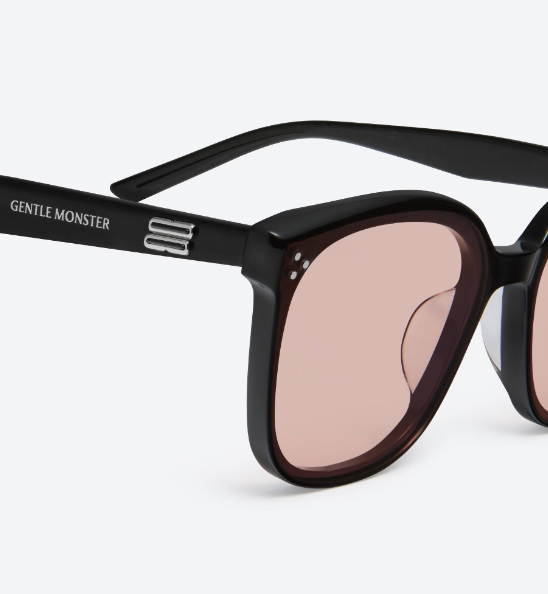 GENTLE MONSTER 2024 WOMEN SUNGLASSES ONLY BY 01 (OR) BLACK FRAME ORANGE GRADIENT LENSES KOREA