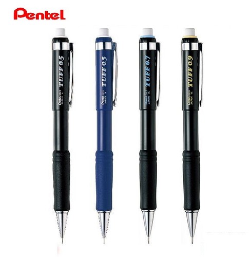 Pentel TUFF Mechanical Pencil 0.5 0.7 0.9mm Choose from 3 Body colors XQE