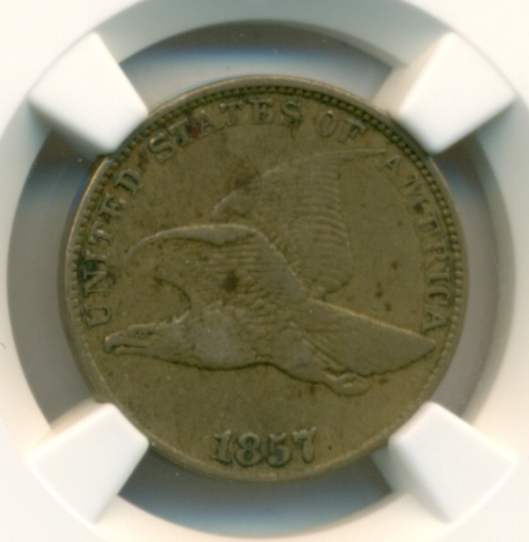 NGC 1857 Flying Eagle Cent XF40 Stack's W 57th St Collection