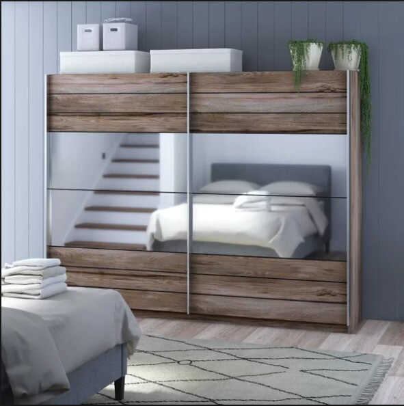 Wayfair Galaxy 2 Door Sliding Wardrobe Completely Unused And
