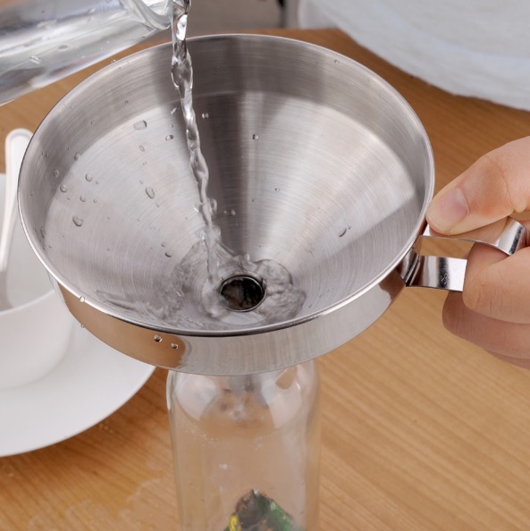 Imbuto Acciaio Inox 12 cm Senza Filtro Per Liquidi Utensile Cucina dfh