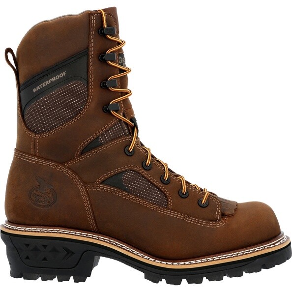 Pre-owned Georgia Boot Men's Ltx Logger Composite Toe Waterproof Work Boot Gb00617 In Brown