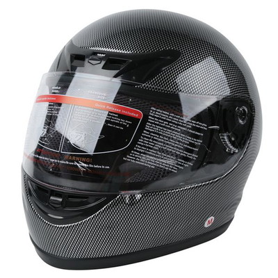 ::Carbon Fiber Flip Up Full Face Motorcycle Helmet Street DOT APPROVED Size S-XL