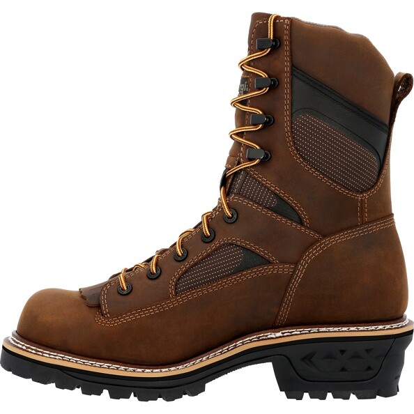 Pre-owned Georgia Boot Men's Ltx Logger Composite Toe Waterproof Work Boot Gb00617 In Brown