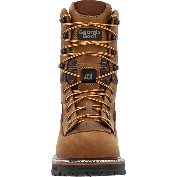 Pre-owned Georgia Boot Ltx Logger Waterproof Work Boot Gb00668 In Brown