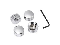 Kuryakyn Gloss Black Kool Kaps Hot Bolt Covers Toppers Harley Evo Twin Cam 2452