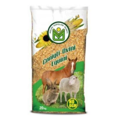 MANGIME ALIMENTO PER CAVALLI BOVINI OVINI CONIGLI 20KG FIOCCATO