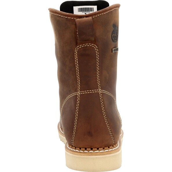 Pre-owned Georgia Boot Wedge Waterproof Made In Usa Work Boot Gb00532 In Brown