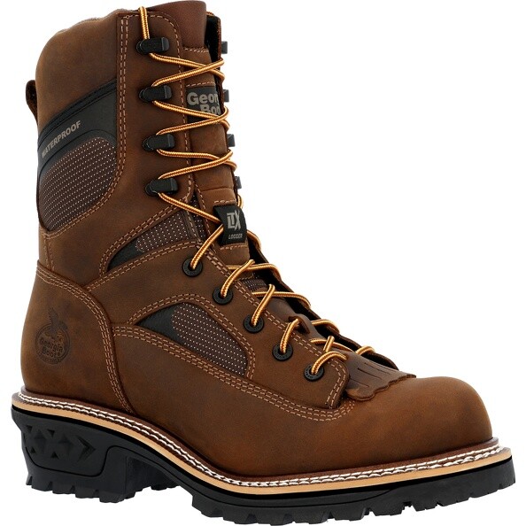 Pre-owned Georgia Boot Men's Ltx Logger Composite Toe Waterproof Work Boot Gb00617 In Brown