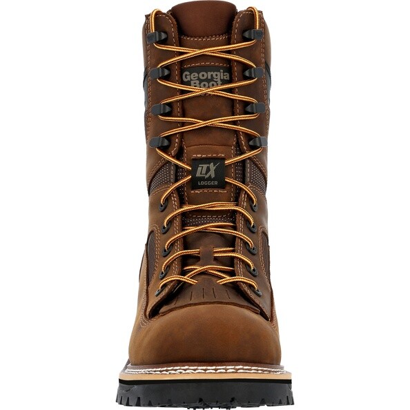 Pre-owned Georgia Boot Men's Ltx Logger Composite Toe Waterproof Work Boot Gb00617 In Brown