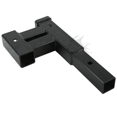 Dual Hitch 2" Receiver Extension Adapter Trailer Towing Extender 4000LB TCMT