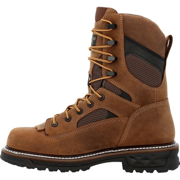 Pre-owned Georgia Boot Ltx Logger Waterproof Work Boot Gb00668 In Brown