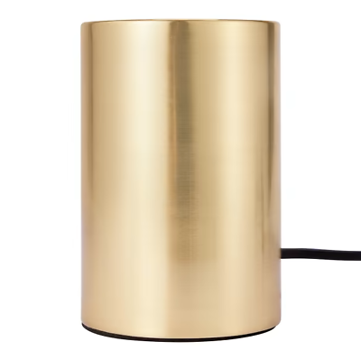 Goldie Table Lamp Metal base Ideal For Bedroom or Living Space eBay
