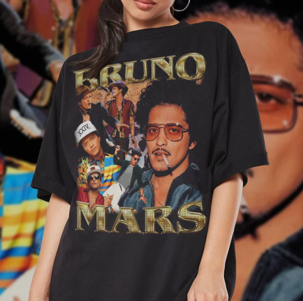 Bruno Mars Tシャツ ★ぴの Bruno Mars Tシャツ ☆ぴの Bruno Mars