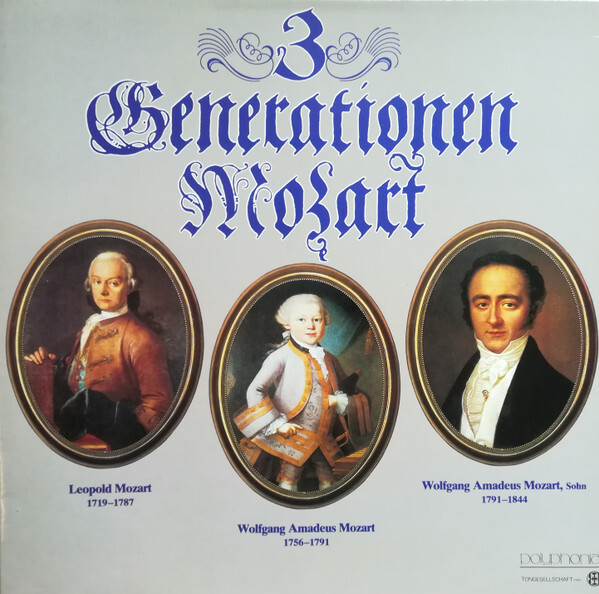 3 Generationen Mozart, Wolfgang Amadeus Mozart, Leopold Mozart Et Franz Xaver Wo
