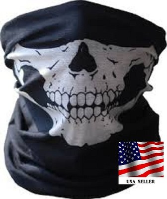 Lot of 4 Urban Source COD Black Skull Mask Motorcycle Open Helmet Half dot Offer