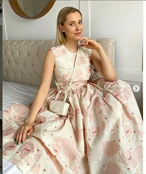 New WITH TAGS Simone Rocha X H&M HM Cloque Midi Dress Size