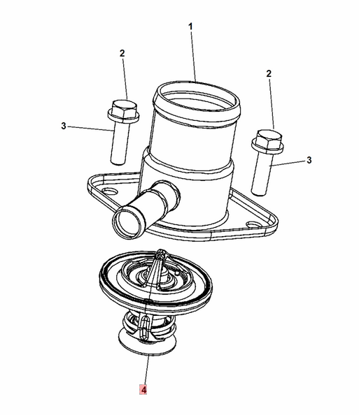 NEW OEM MOPAR DODGE RAM CHRYSLER JEEP 5.7L 6.1L 6.2L 6.4L Thermostat 52028898AI