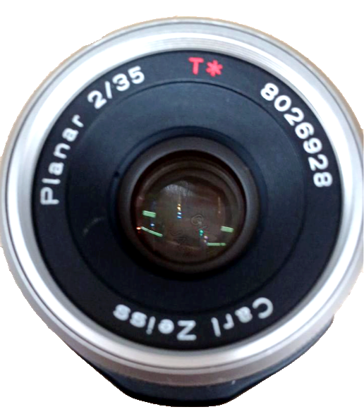 Tom　Planar 35mm F2 Contax 35mm f/2 Zeiss Planar T* Lens for G-Series, Titanium