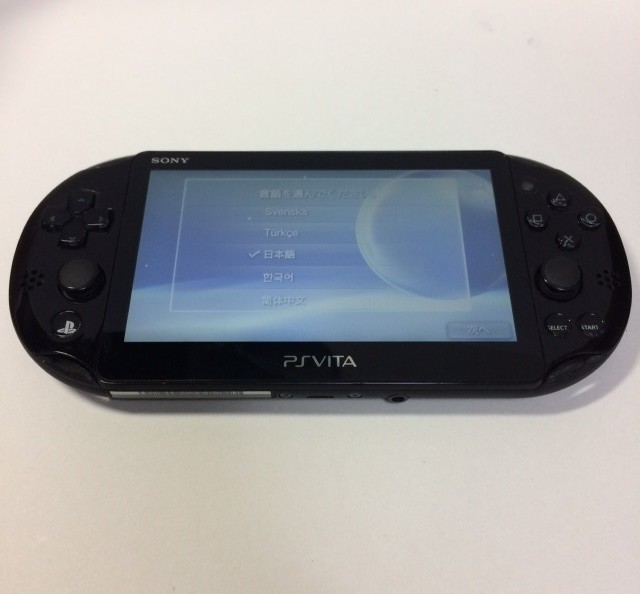 PlayStation Vita - SONY PlayStation VITA 本体 PCH-2000 ZA11 Sony PlayStation PS Vita PCH-2000 ZA11 Black Console only