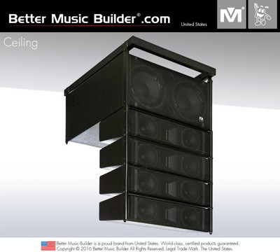 M Karaoke - Better Music Builder R4/R8 Compact Active Line Array Speakers 1100W