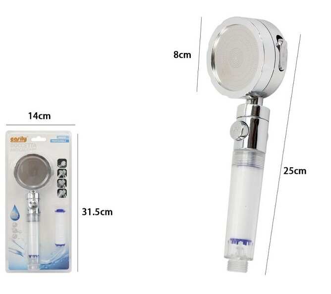 Bagno Doccetta Doccino Soffione Doccia Cornetta Con Filtro Anti Calcare dfh