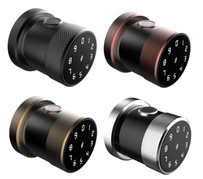 Smart Door Lock Bluetooth, IC Card, Fingerprint, Password Touchscreen Keyless