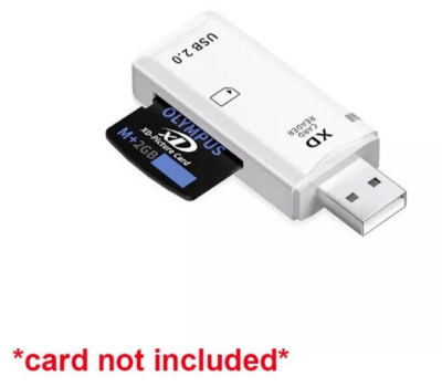 Portable Travel Memory Card Reader USB2.0 Card Reader Support XD Memory Card