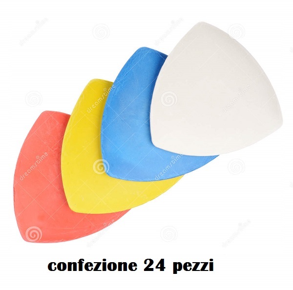 Set 24 Pezzi Gesso Per Sarti Sarto Cucire Colorato moc