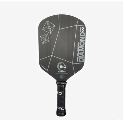 Six Zerσ Double Black Diamond Control Elongated Pickleball Paddle