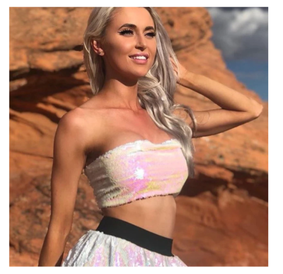 Sequin tube hotsell top outfit